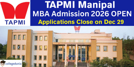 TAPMI Manipal Opens Applications for MBA Admission 2026